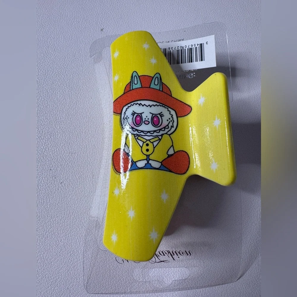 Labubu Yellow Hair Clip